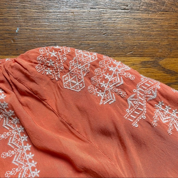 Hazel embroidered boho peasant blouse size Small - Picture 4 of 6